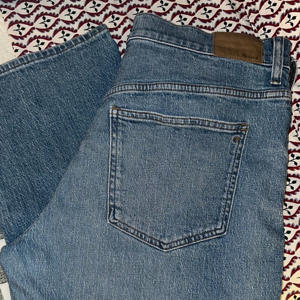 Madewell Women's Straight Leg Blue Jeans